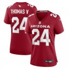 women's Arizona Cardinals 24 Starling Thomas V Jersey Red Football F.U.S.E. Limited Player Team Game