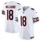men's & kids Chicago Bears 18 Caleb Williams Jersey White Football F.U.S.E. Limited Player Team Game