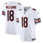 men's & kids Chicago Bears 18 Caleb Williams Jersey White Football F.U.S.E. Limited Player Team Game