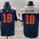 men's & kids Chicago Bears 18 Caleb Williams Jersey Navy F.U.S.E. With C Patch And No. 51 Patch