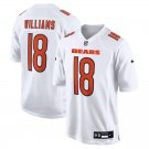 men's & youth Chicago Bears 18 Caleb Williams Jersey Fashion Tundra White Football Limited Team Game