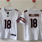 men's & kids Chicago Bears 18 Caleb Williams Jersey White Football F.U.S.E. Limited Player Team Game
