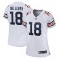 women's Chicago Bears 18 Caleb Williams Jersey White 2nd Alternate Football Limited Player Team Game