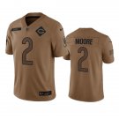 men's & youth Chicago Bears 2 D.J. Moore Jersey 2023 Brown Salute To Service Limited Football