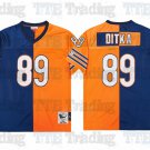 men's & youth Chicago Bears 89 Mike Ditka Jersey Throwback Split Navy/Orange Football Retired Player