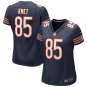 women's Chicago Bears 85 Cole Kmet Jersey Navy F.U.S.E. Football Limited Player Team Game