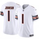 men's & kids Chicago Bears 1 Jaylon Johnson Jersey White Football F.U.S.E. Limited Player Team Game