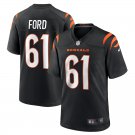 men's & kids Cincinnati Bengals 61 Cody Ford Jersey Black Football F.U.S.E. Limited Player Team Game