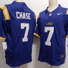 men's & youth LSU Tigers 7 Ja'Marr Chase Jersey Purple College F.U.S.E. Football Limited Team Game