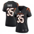 women's Cincinnati Bengals 35 Jalen Davis Jersey Black Football F.U.S.E. Limited Player Team Game
