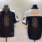men's & youth Cincinnati Bengals 9 Joe Burrow Jersey Black Gold 2024 F.U.S.E 4-Star C Patch Football