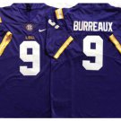 men's & youth LSU Tigers 9 Joe Burrow Jersey "Burreaux" Purple College Football Limited Team Game