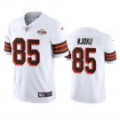men's & kids Cleveland Browns 85 David Njoku Jersey White F.U.S.E. 1946 Collection Football Limited