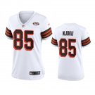 women's Cleveland Browns 85 David Njoku Jersey White F.U.S.E. 1946 Collection Football Limited Game