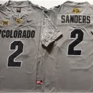 men's & youth Colorado Buffaloes 2 Shedeur Sanders Jersey Grey F.U.S.E. College Football Limited