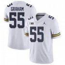 men's & youth Michigan Wolverines 55 Mason Graham Jersey White College Football Limited Team Game