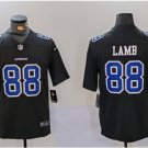men's & youth Dallas Cowboys 88 CeeDee Lamb Jersey Black Blue Throwback Limited Football