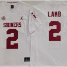 men's & youth Oklahoma Sooners 2 CeeDee Lamb Jersey White College Football Limited Game