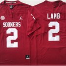 men's & youth Oklahoma Sooners 2 CeeDee Lamb Jersey Red College Football Limited Team Game