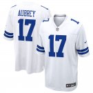 men's & kids Dallas Cowboys 17 Brandon Aubrey Jersey White Football Limited Player Team Game