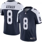 men's & kids Dallas Cowboys 8 Troy Aikman Jersey Thanksgiving Navy Football Limited Retired Player