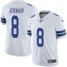men's & kids Dallas Cowboys 8 Troy Aikman Jersey White Football Limited Retired Player