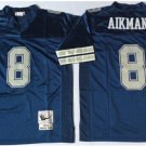 men's & youth Dallas Cowboys 8 Troy Aikman Jersey Throwback Navy M&N Football Retired Player