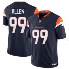 men's & kids Denver Broncos 99 Zach Allen Jersey Navy 2024 F.U.S.E. Limited Football Team Game
