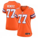 women's Denver Broncos 77 Quinn Meinerz Jersey Orange F.U.S.E. Mile High Collection 1977 Throwback