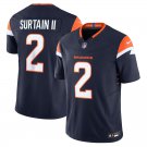 men's & kids Denver Broncos 2 Patrick Surtain II Jersey Navy 2024 F.U.S.E. Limited Football Game