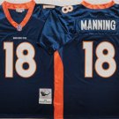 men's & youth Denver Broncos 18 Peyton Manning Jersey Throwback Navy M&N Football Retired Player