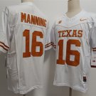men's & youth Texas Longhorns 16 Peyton Manning Jersey White F.U.S.E. College Football Limited