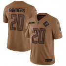 men's & youth Detroit Lions 20 Barry Sanders Jersey 2023 Brown Salute To Service Limited Football