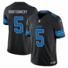 men's & kids Detroit Lions 5 David Montgomery Jersey Black 2024 F.U.S.E. Limited Football Team Game