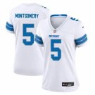 women's Detroit Lions 5 David Montgomery Jersey White Alternate F.U.S.E. Limited Football Team Game