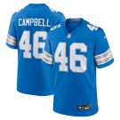 men's & kids Detroit Lions 46 Jack Campbell Jersey Blue 2024 F.U.S.E. Limited Football Team Game