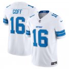 men's & kids Detroit Lions 16 Jared Goff Jersey White 2024 F.U.S.E. Limited Football Team Game