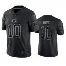 men's & youth Green Bay Packers 10 Jordan Love Jersey Black RFLCTV Reflective Limited Football