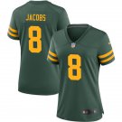 women's Green Bay Packers 8 Josh Jacobs Jersey Alternate F.U.S.E. Limited Football Player Team Game