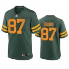 men's & kids Green Bay Packers 87 Romeo Doubs Jersey Alternate F.U.S.E. Limited Football Team Game