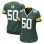 women's Green Bay Packers 50 Zach Tom Jersey F.U.S.E. Limited Football Player Team Game