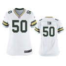 women's Green Bay Packers 50 Zach Tom Jersey White F.U.S.E. Limited Football Player Team Game