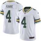 men's & kids Green Bay Packers 4 Brett Favre Jersey White F.U.S.E. Limited Football Retired Player