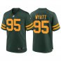 men's & kids Green Bay Packers 95 Devonte Wyatt Jersey Alternate F.U.S.E. Limited Football Team Game