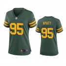 women's Green Bay Packers 95 Devonte Wyatt Jersey Alternate F.U.S.E. Limited Football Team Game
