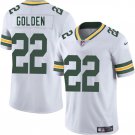men's & kids Green Bay Packers 22 Matthew Golden Jersey White 2025 Draft First Round Pick Game