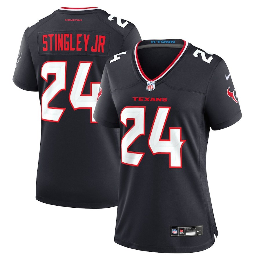 women's Houston Texans 24 Derek Stingley Jr. Jersey Navy F.U.S.E. Limited Football Player Team Game
