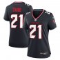 women's Houston Texans 21 Nick Chubb Jersey Navy F.U.S.E. Limited Football Player Team Game