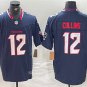 men's & kids Houston Texans 12 Nico Collins Jersey Navy F.U.S.E. Limited Football Player Team Game