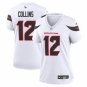 women's Houston Texans 12 Nico Collins Jersey White F.U.S.E. Limited Football Player Team Game